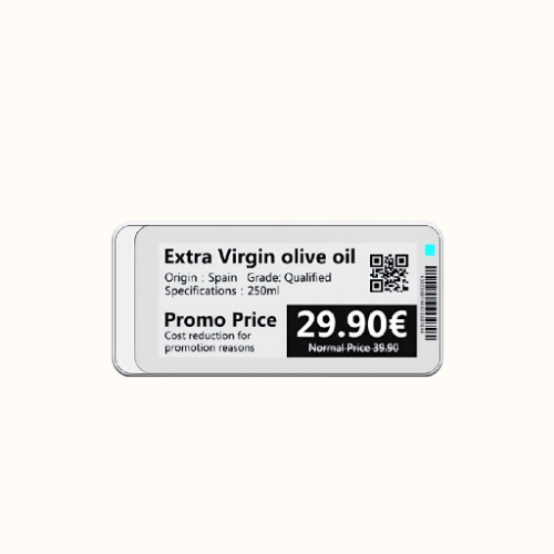 2.9 inch Bluetooth E-ink Supermarket Label