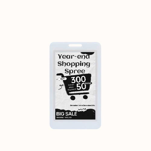 3.7 inch E-ink Smart Badge Bluetooth E-paper Name Card