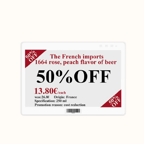 7.5inch E-ink Door Signage Wireless Label