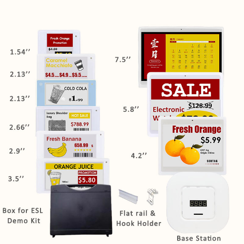 Electronic Shelf Label Demo Kit Wireless 2.4G ESL